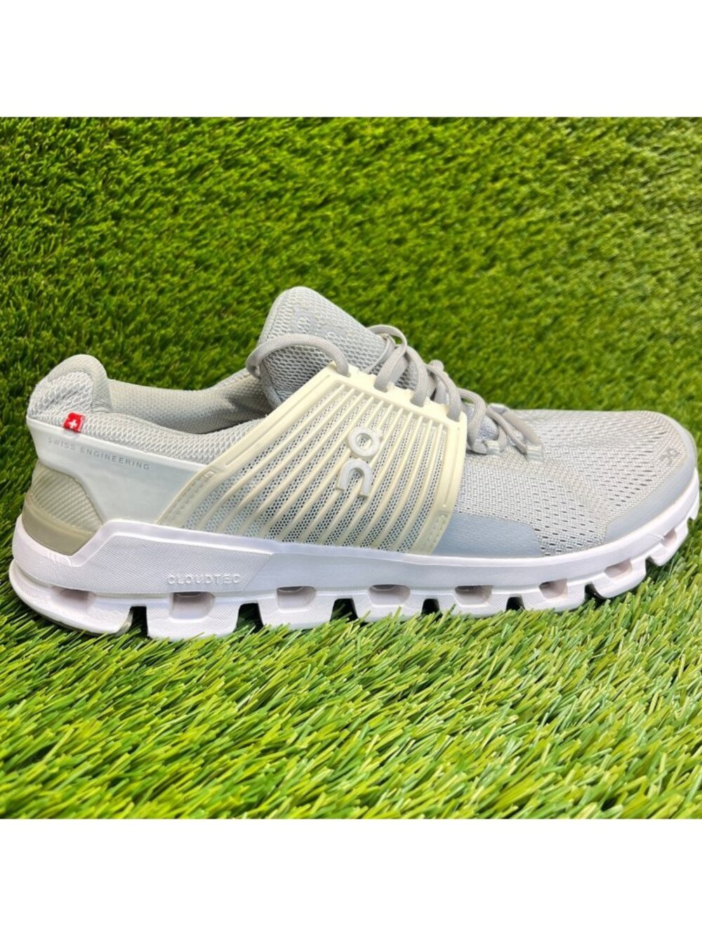 On Cloudswift Womens Size 10.5 Gray Athletic Running Walking Shoes Sneakers
